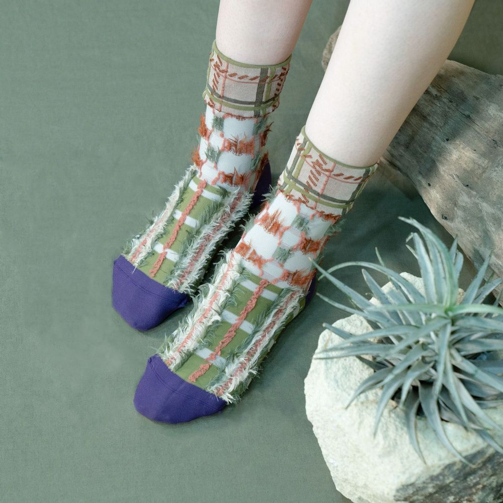 Chaussettes - Atelier textiles socks - COQ KANAKOKAJIHARA