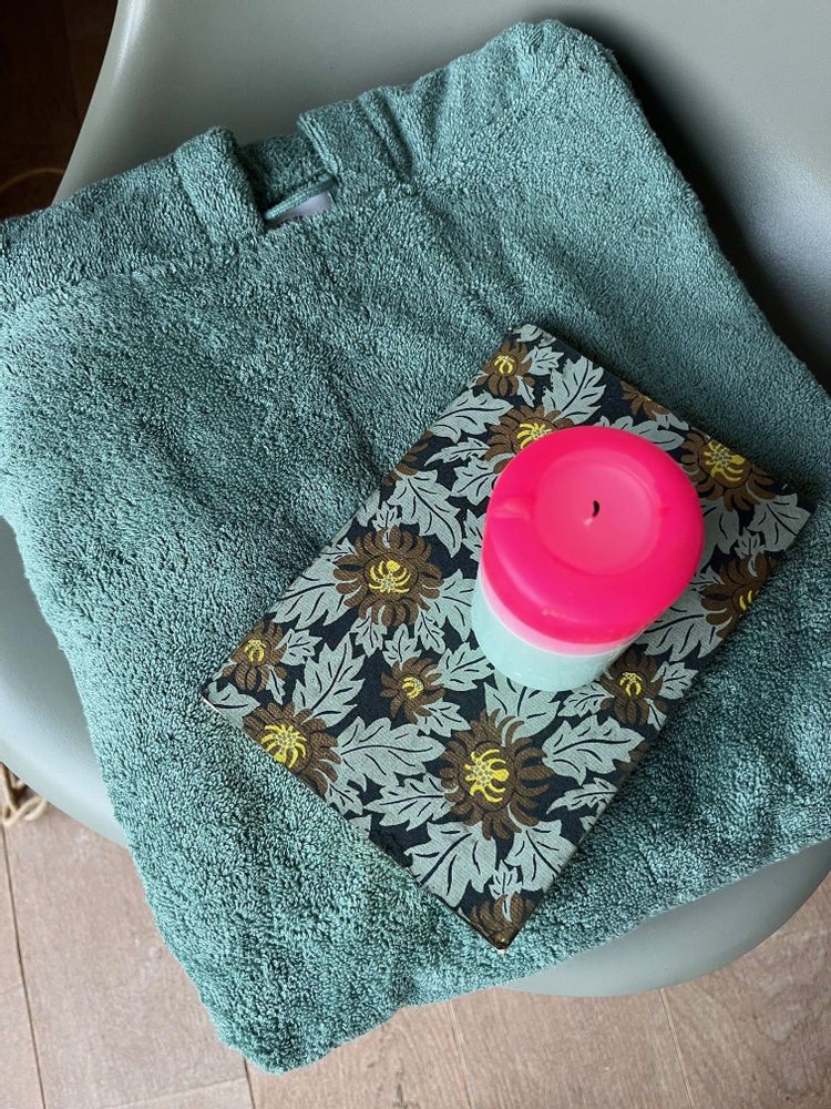 Prêt-à-porter - Poncho de bain premium BIO - Lagon - ATELIER DUNE