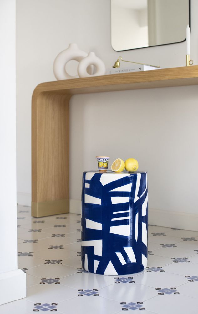 Céramique - Tabouret en céramique de Mykonos - PINOT INTERIOR