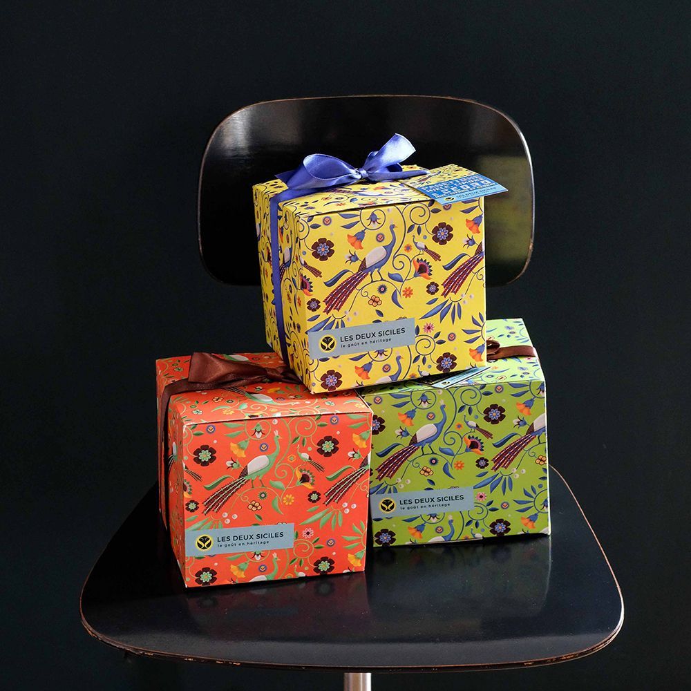 Épicerie fine - Panettone Fourré à la crème de citron - LES DEUX SICILES
