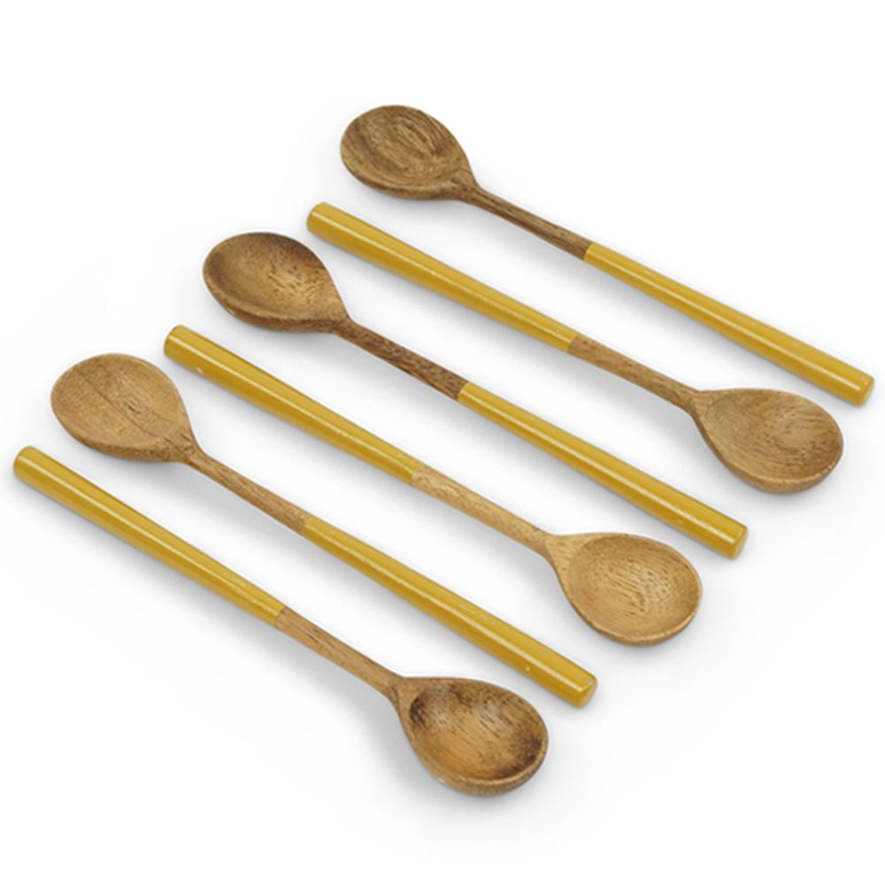 Cutlery set - Handcrafted teaspoons wood - KINTA