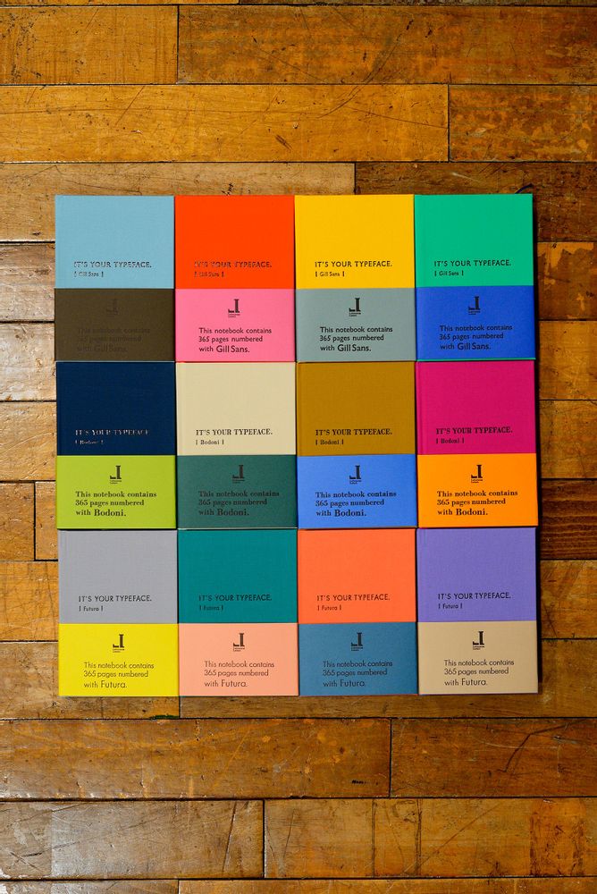 Papeterie bureau - CARNET DE CARACTÈRES - TOMIGAYA LETTERPRESS