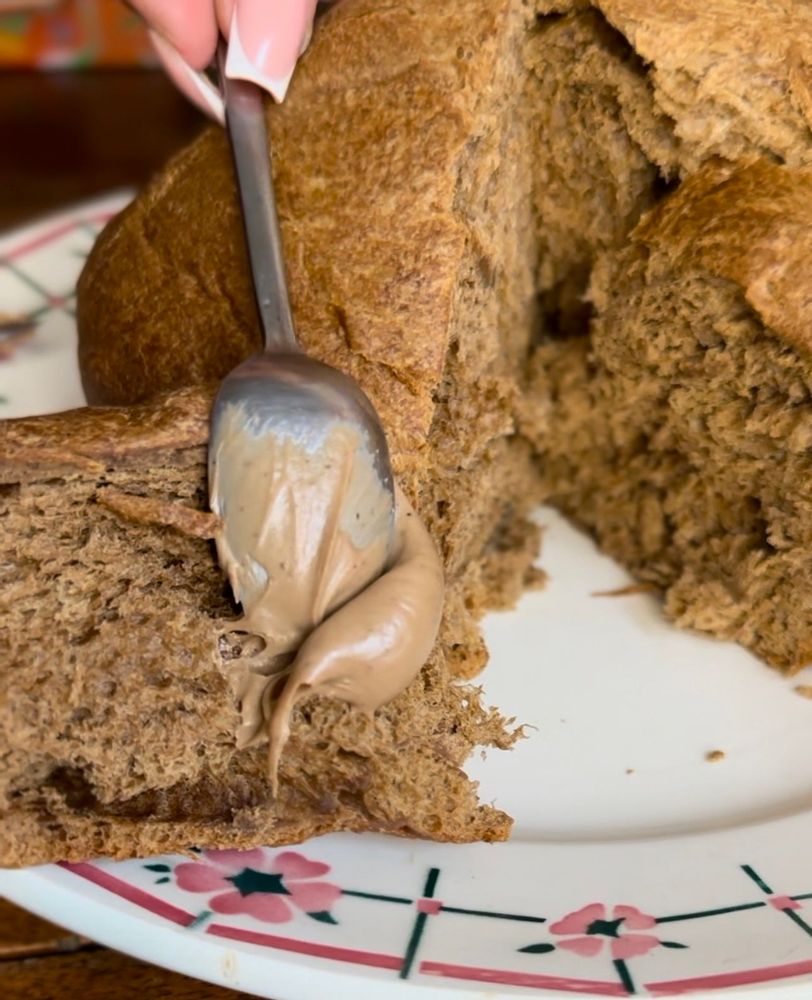 Delicatessen - Coffee panettone with coffee cream, delicious! - LES DEUX SICILES
