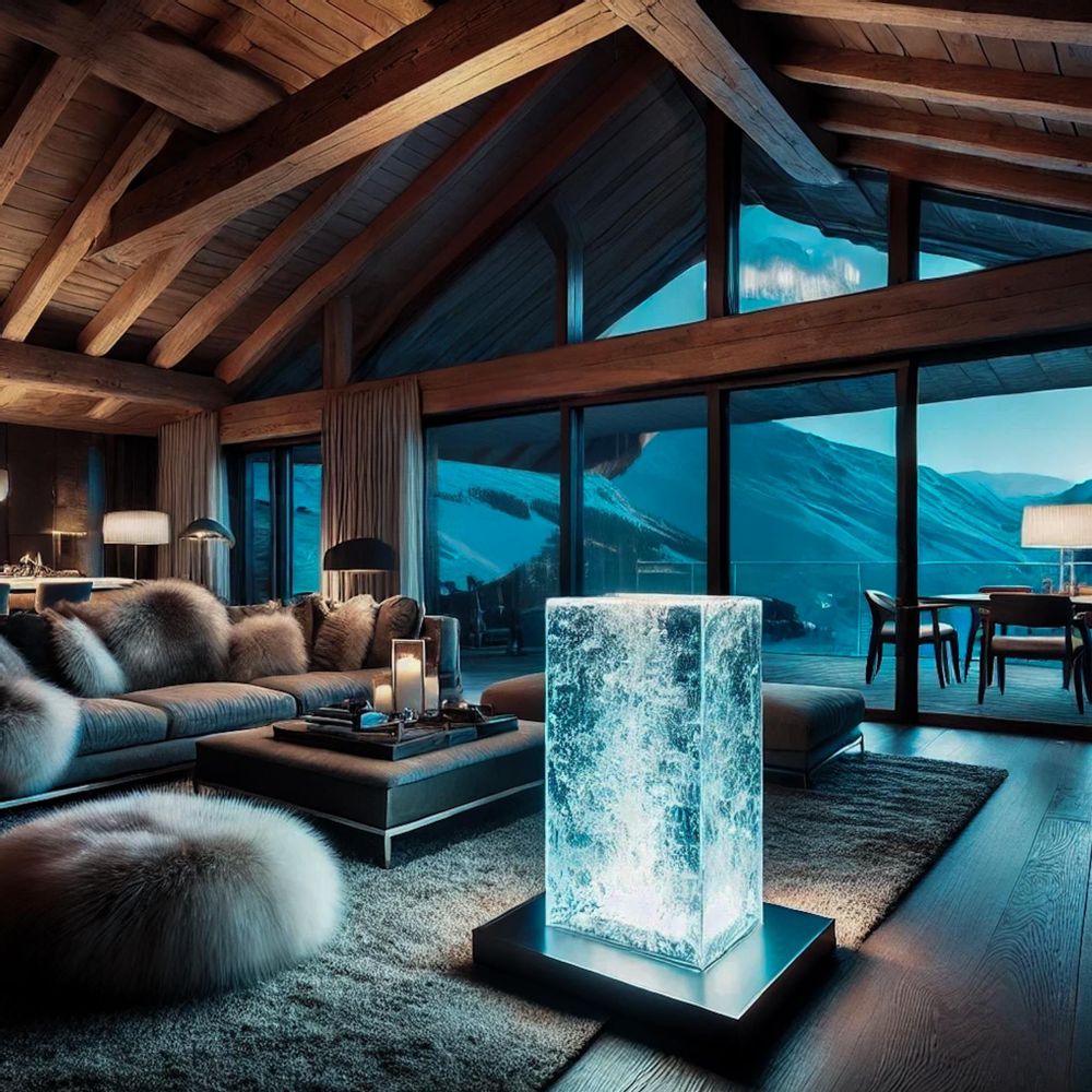 Art glass - GLACIER - SPIRITLUM