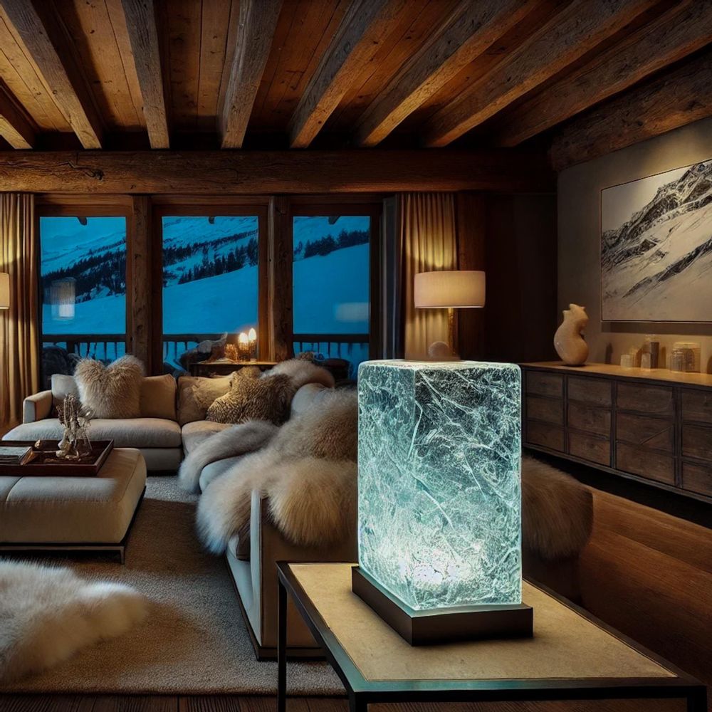 Art glass - GLACIER - SPIRITLUM