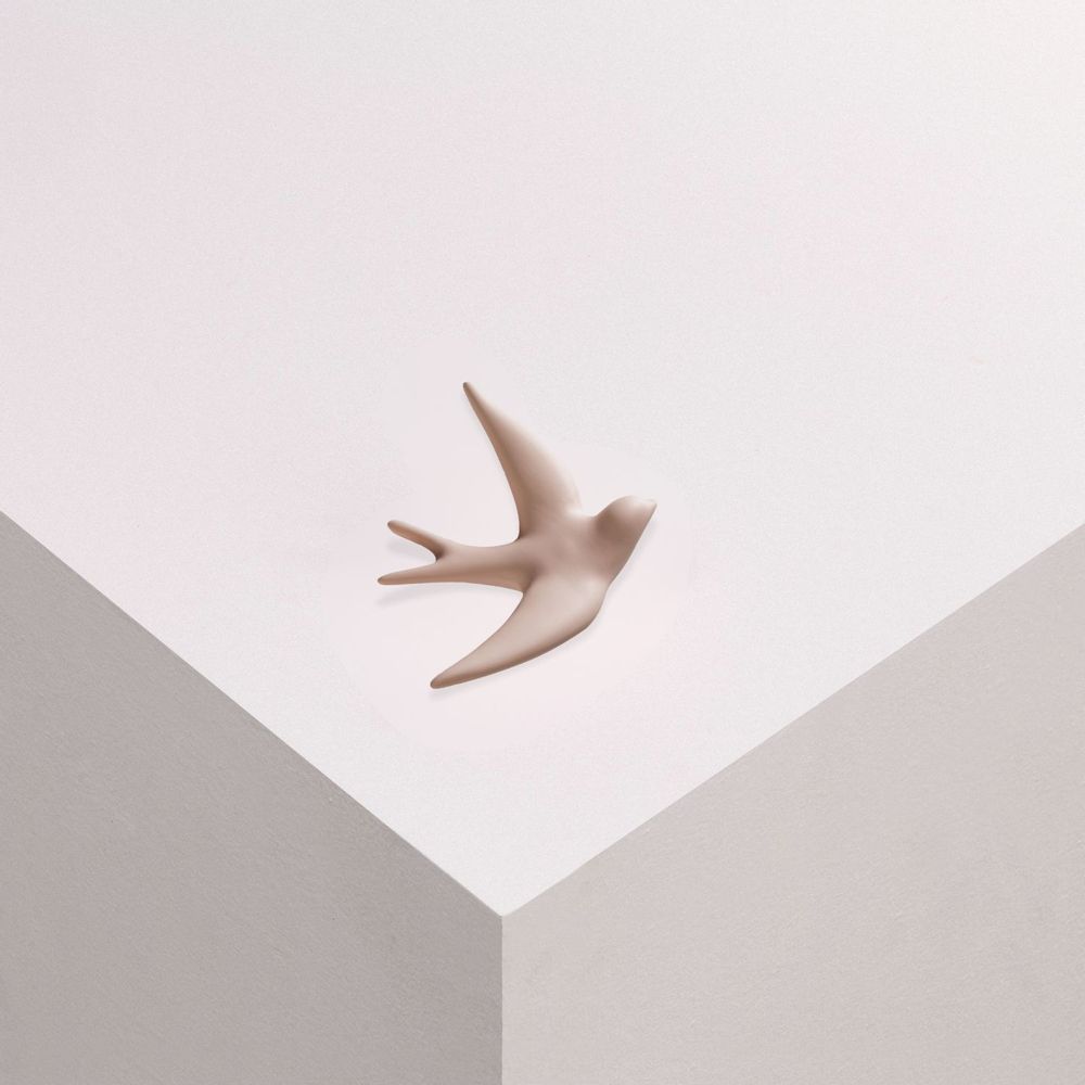 Objets de décoration - VOLAGE, hirondelle céramique - MONOCHROMIC CERAMIC