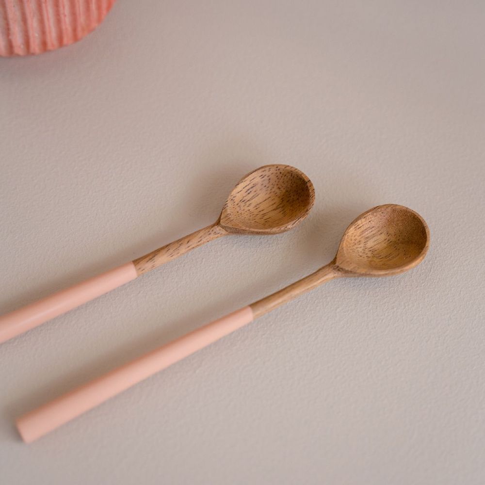 Cutlery set - Handcrafted teaspoons wood - KINTA