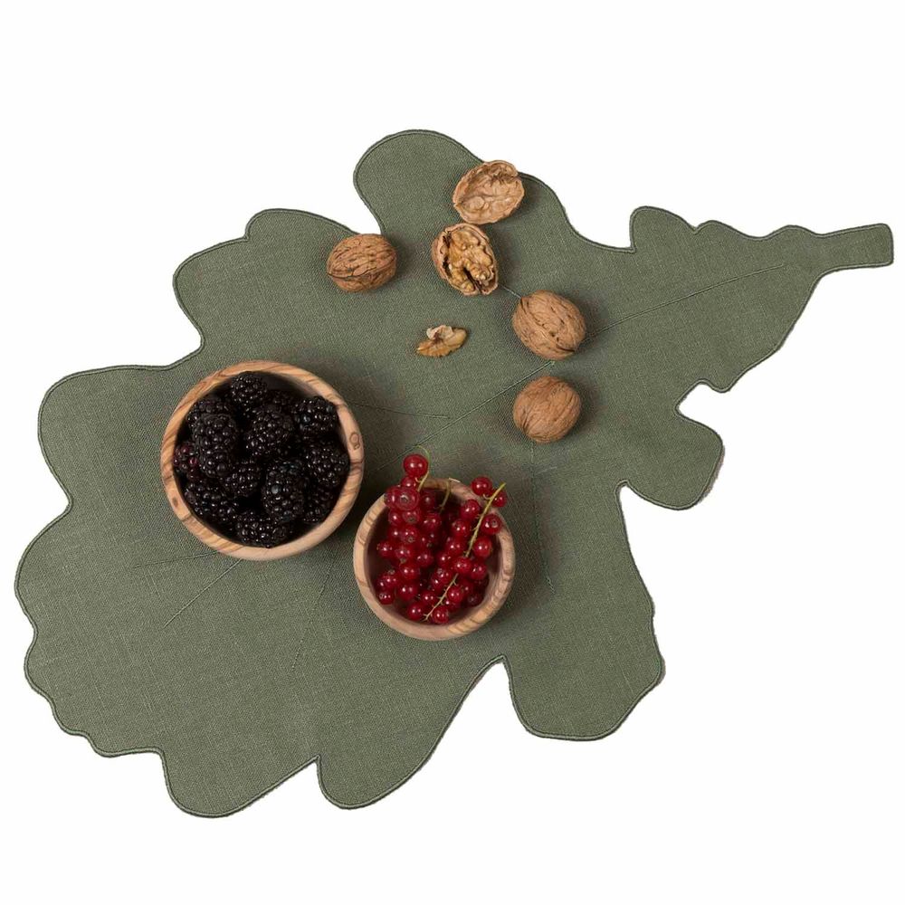 Table linen - Oak Leaf Placemat - LA GALLINA MATTA