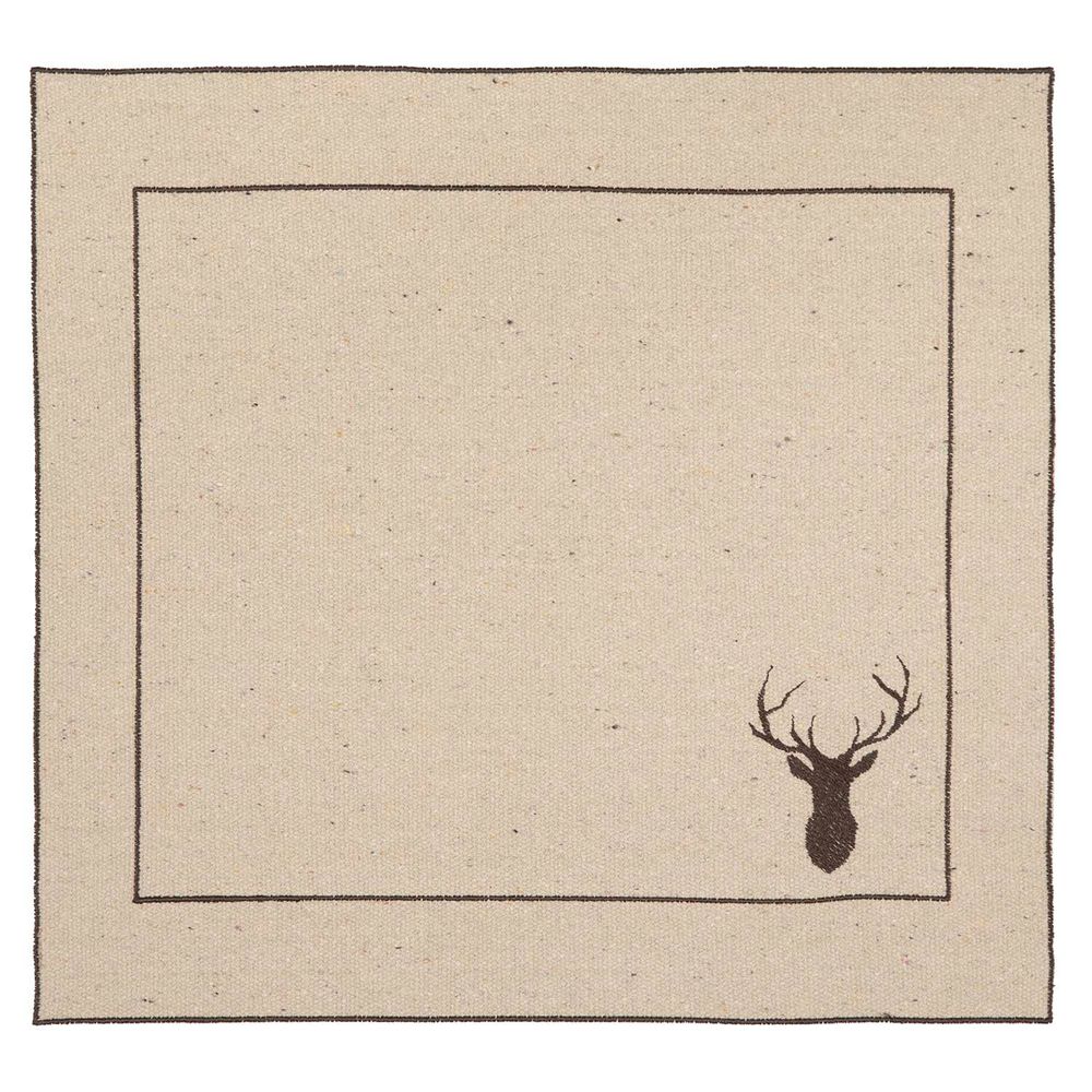 Objets de décoration - Set de Table Frame avec de broderie de Cerf - LA GALLINA MATTA