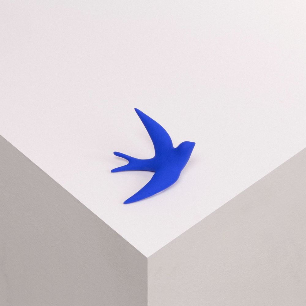 Céramique - Volage, hirondelle en céramique - MONOCHROMIC CERAMIC