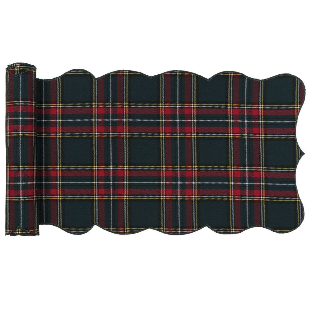 Linge de table textile - Chemin de table Lea en Polycoton Tartan - LA GALLINA MATTA