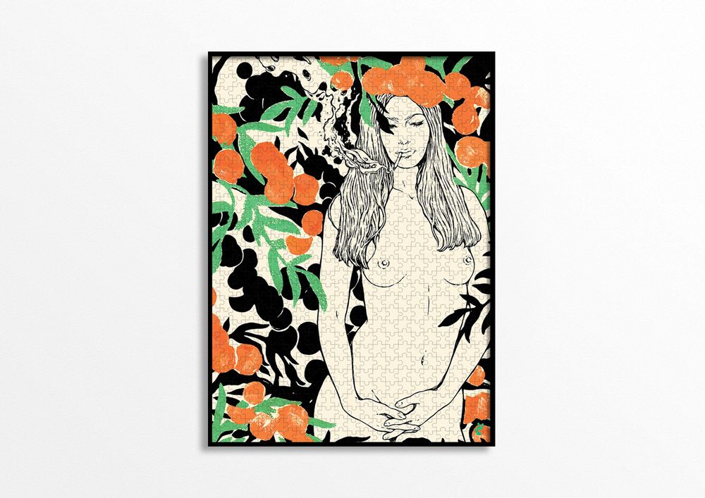 Wall panels - 1000 piece puzzle - Amoureuse by Été 1981 - PIECE & LOVE