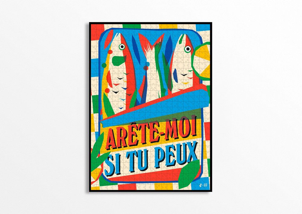Revêtements muraux - Puzzle 1000 pièces - Arête-moi si tu peux - PIECE & LOVE