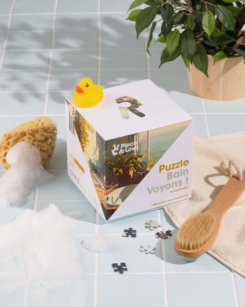 Wall panels - 1000-piece puzzles - Bain Voyons - PIECE & LOVE