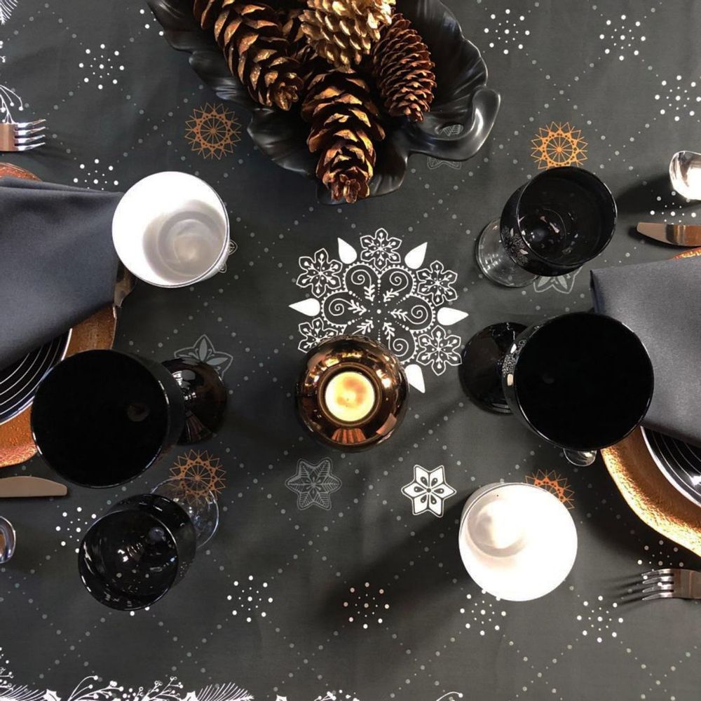 Linge de table textile - Nappe - Nuit étoilée - BEAUVILLÉ