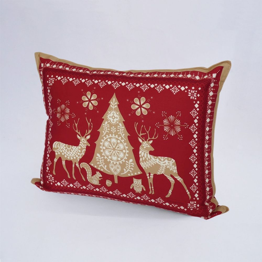 Coussins textile - Housse de coussin Balade en hiver - BEAUVILLÉ