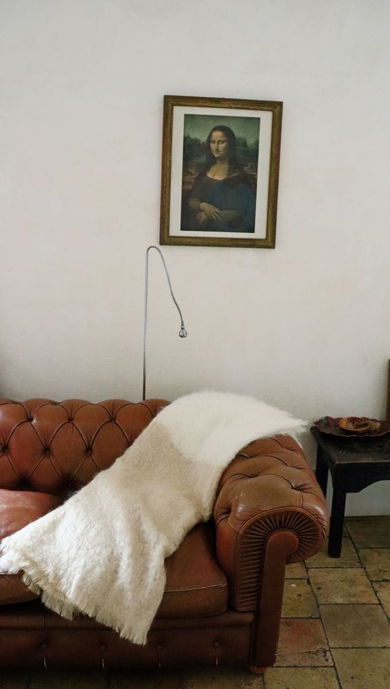 Throw blankets - 100% mohair throw - L'ATELIER MARGAUX M