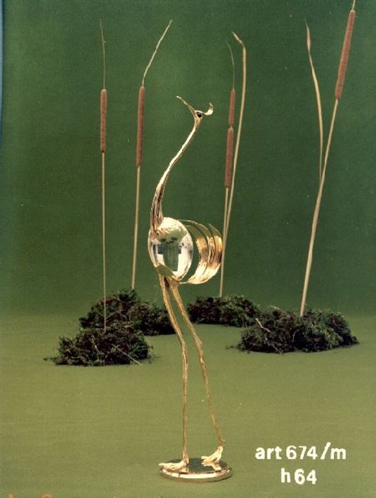 Sculptures, statuettes et miniatures - Grue sculpture - FRANCO LAPINI 1963