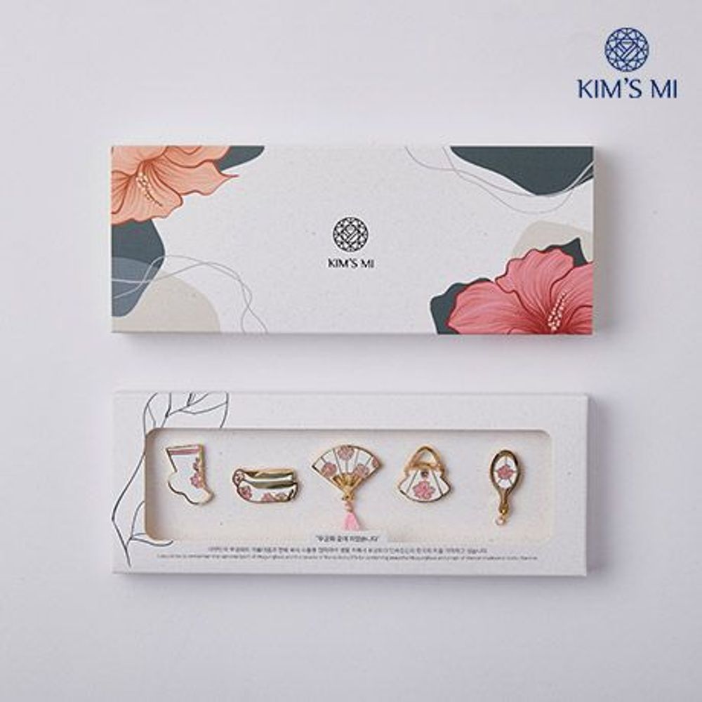 Cadeaux - broche magnétique Hanbok Mugunghwa - KIM'S MI