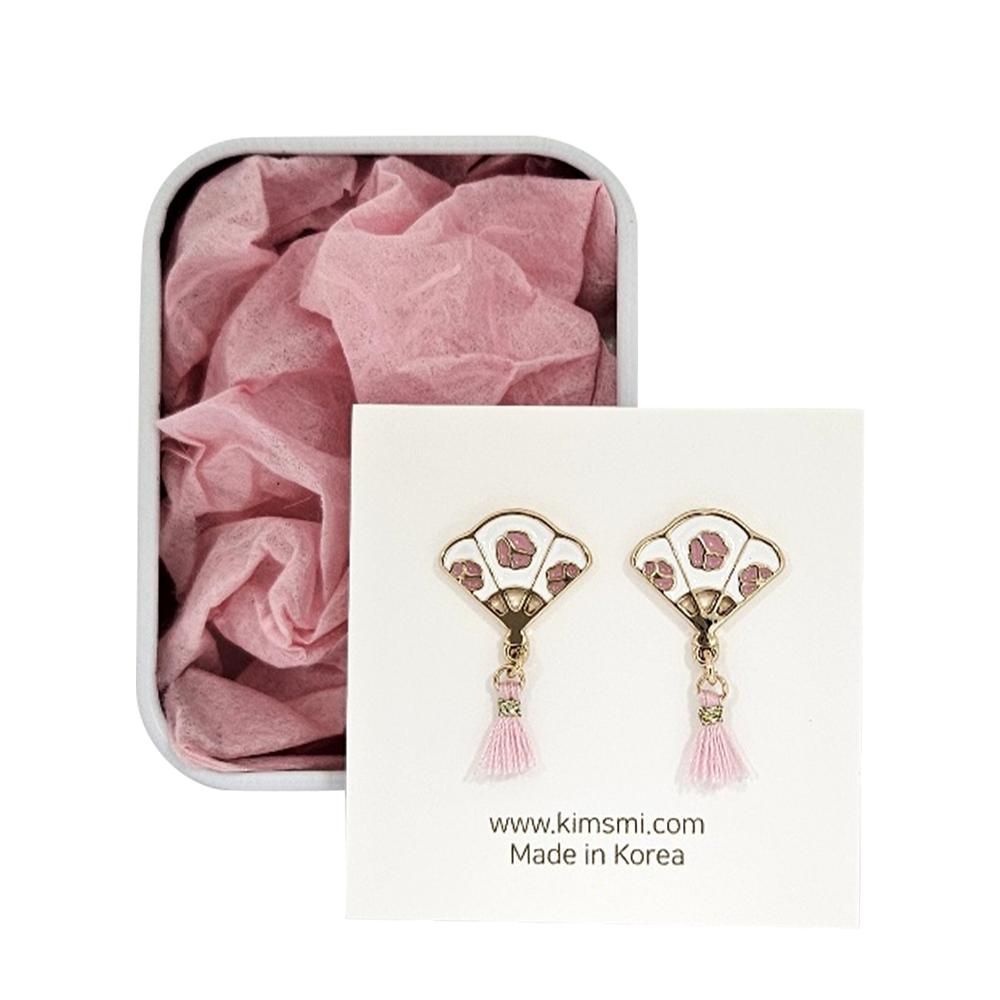 Bijoux - boucles d'oreilles Camellia Fan - KIM'S MI
