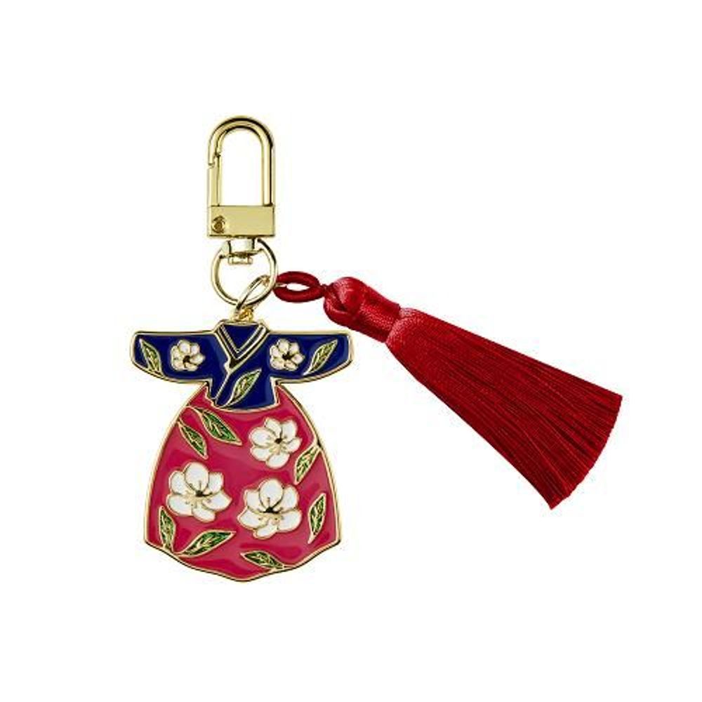 Cadeaux - Porte-clés Hanbok Camélia Fleurs de Prunier - KIM'S MI