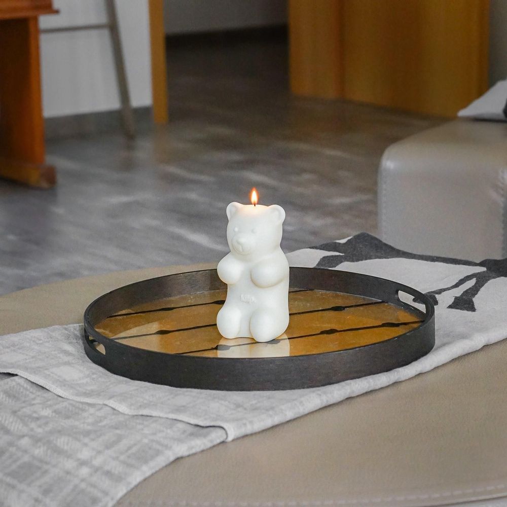 Decorative objects - Teddy bear kiip candle. - KIIP.