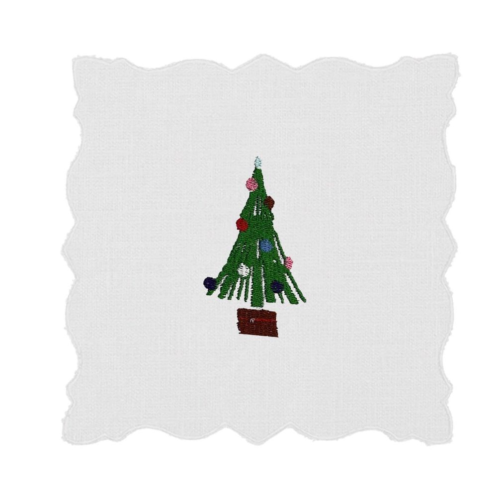 Linge de table textile - Serviette de Cocktail en Lin - LA GALLINA MATTA