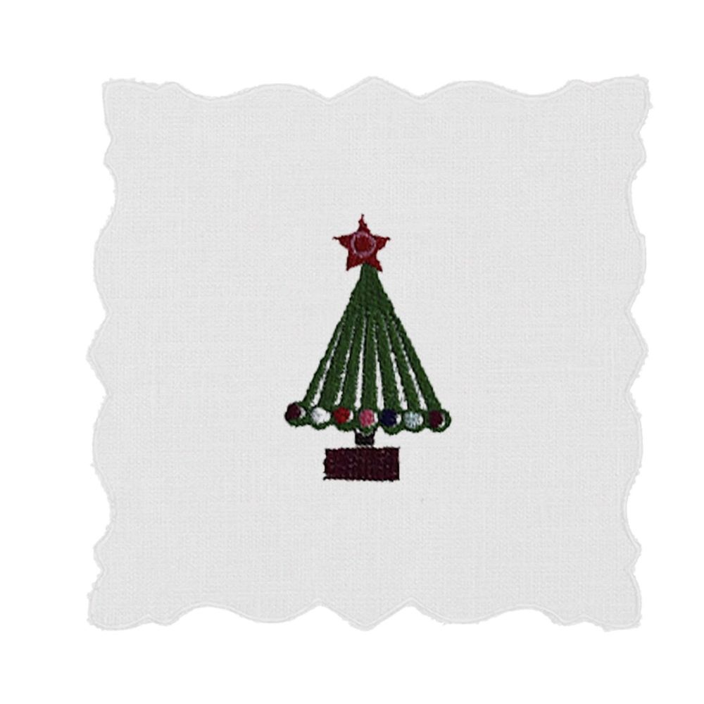 Linge de table textile - Serviette de Cocktail en Lin - LA GALLINA MATTA