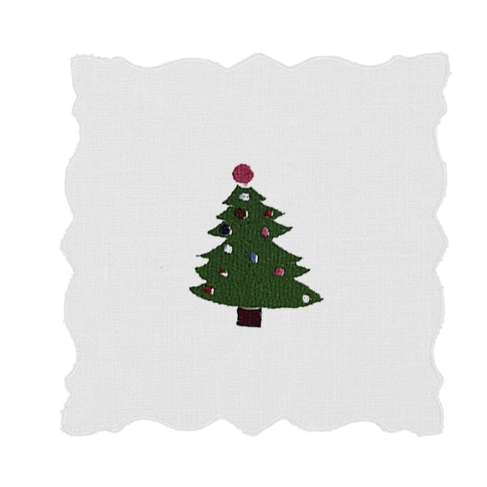 Linge de table textile - Serviette de Cocktail en Lin - LA GALLINA MATTA