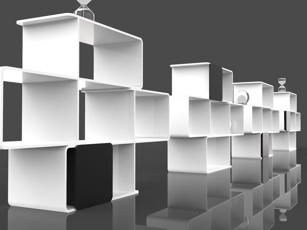 Etagères - LIBRARY OR meubles modulaires - NICOLAZZARO ITALIAN DESIGN