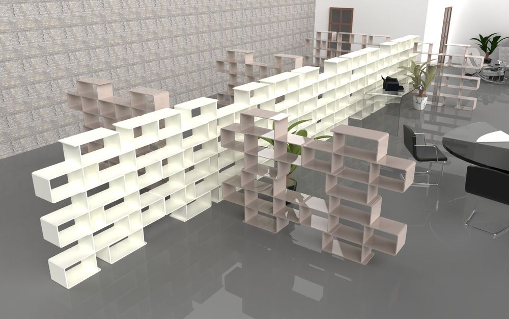 Etagères - LIBRARY OR meubles modulaires - NICOLAZZARO ITALIAN DESIGN