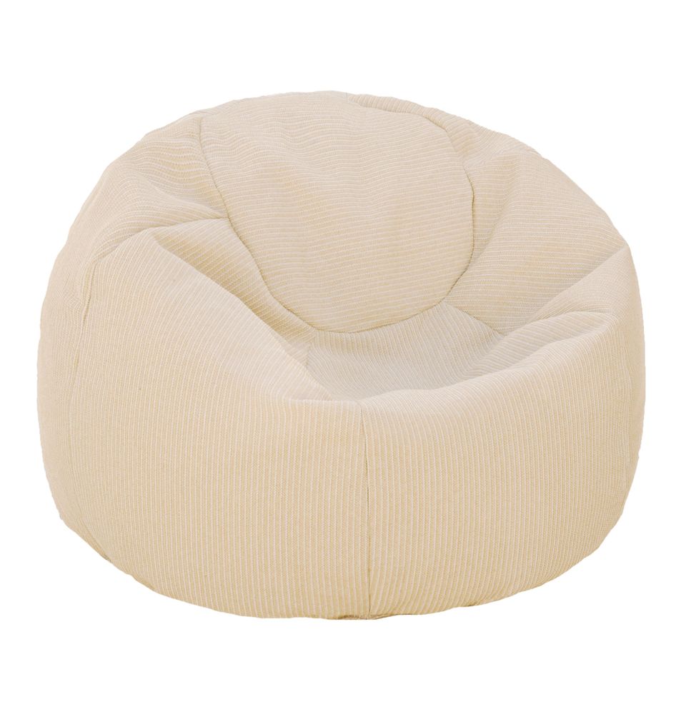 Lawn armchairs - XL outdoor pouf in raffia effect fabric - MX HOME