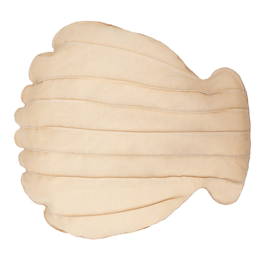 Equipements espace extérieur - Pouf coquillage extérieur flottant déhoussable en tissu effet raphia - MX HOME