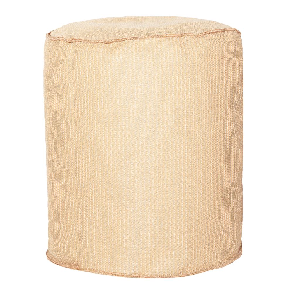 Equipements espace extérieur - Tabouret extérieur en tissu effet raphia - MX HOME