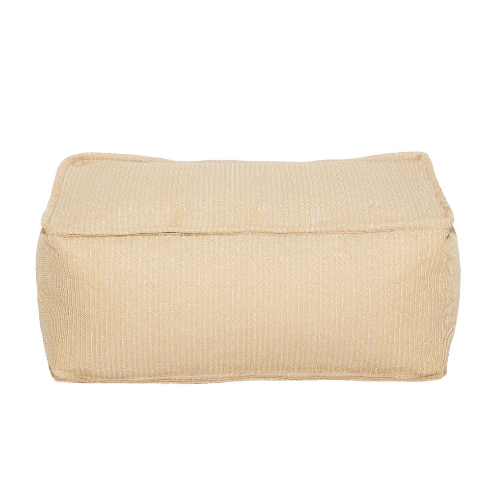 Equipements espace extérieur - Coussin de sol extérieur en tissu effet raphia S - MX HOME