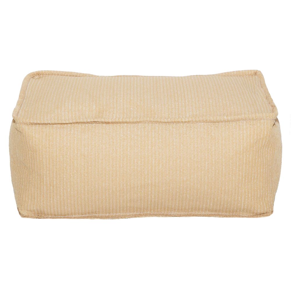 Equipements espace extérieur - Coussin de sol extérieur en tissu effet raphia M - MX HOME
