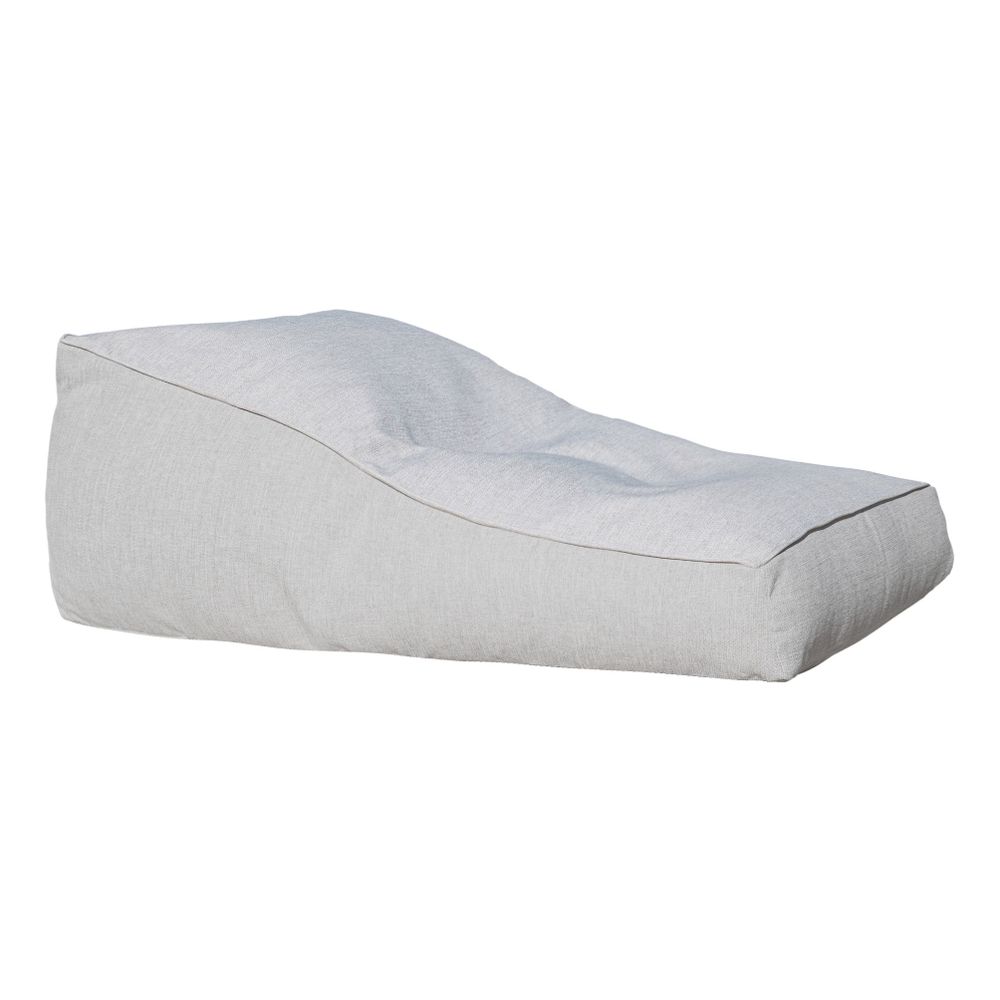 Transats - Bain de soleil extérieur déhoussable en tissu effet lin - MX HOME