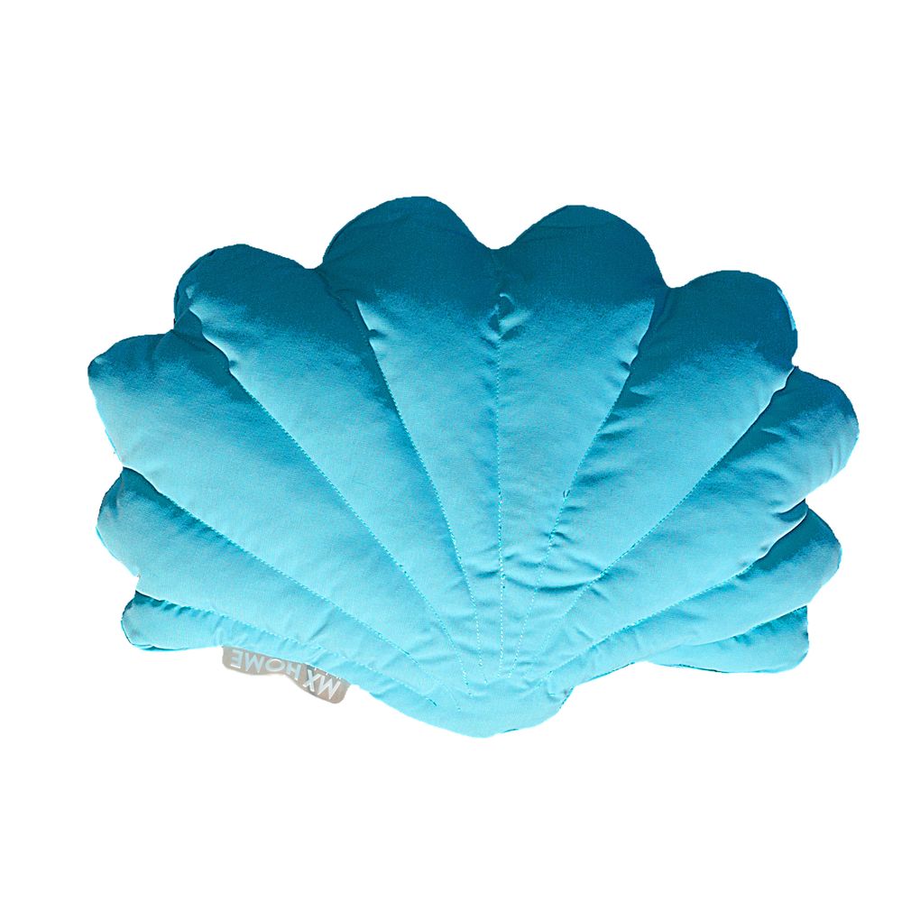 Outdoor decorative accessories - Outdoor sky blue shell cushion - MX HOME