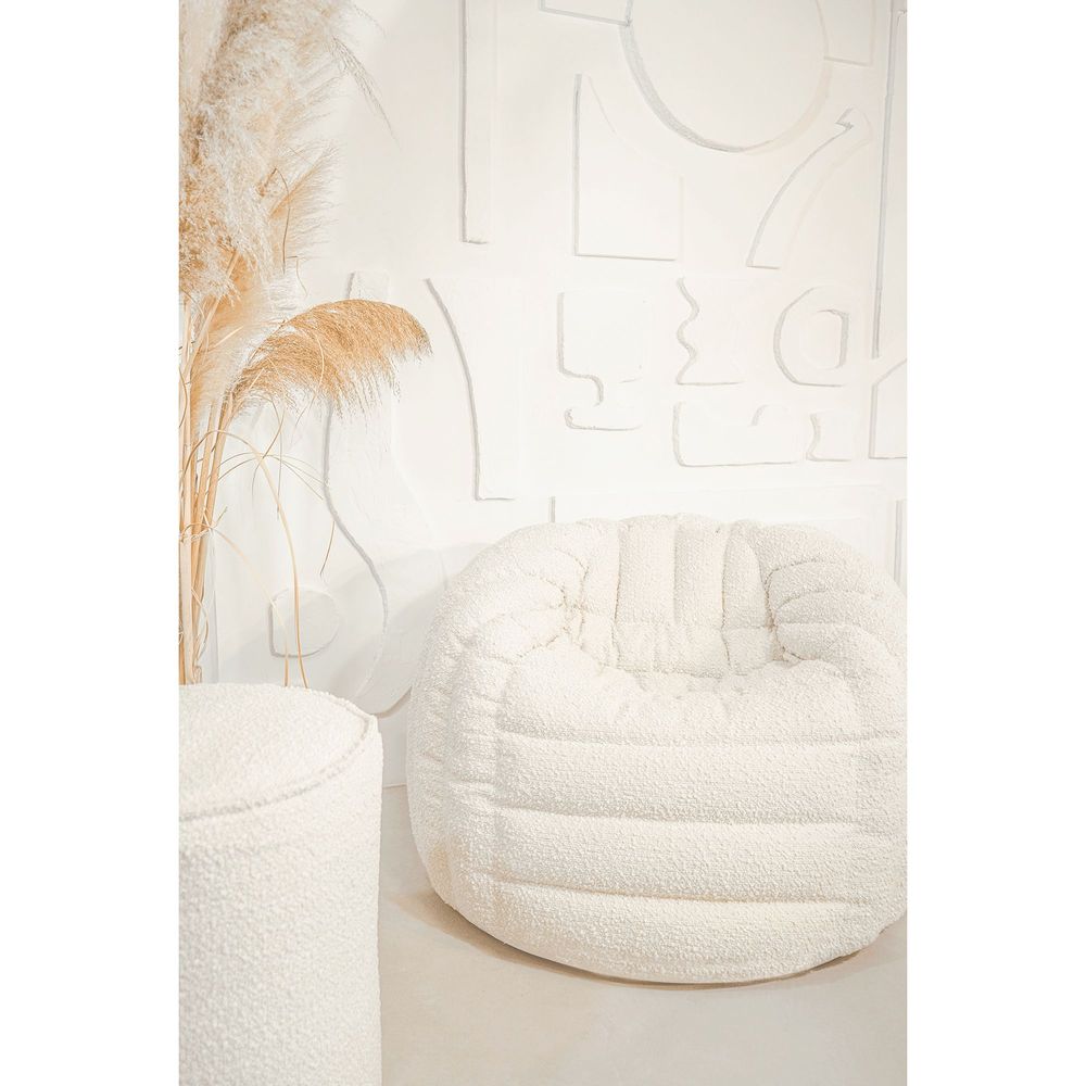 Chaises de jardin - Pouf XL bouclette Igloo - MX HOME