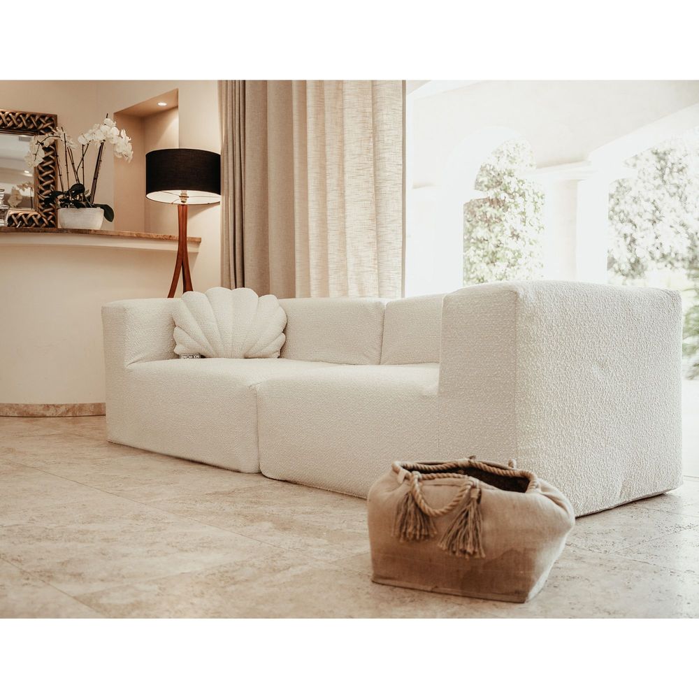 Lawn sofas - Modular sofa - Removable 3-seater cover - Bouclé wool - MX HOME