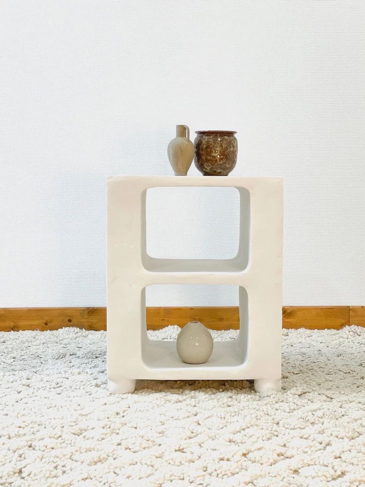 Tables de nuit - Table de chevet en béton - Mineral n°2 - BENIKOZAHOME