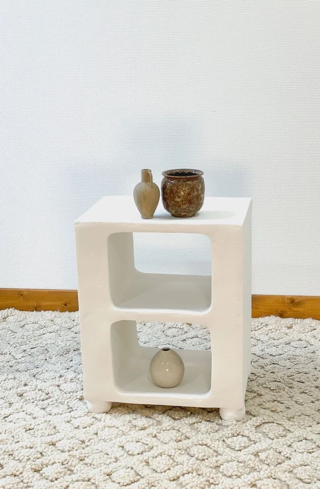 Tables de nuit - Table de chevet en béton - Mineral n°2 - BENIKOZAHOME