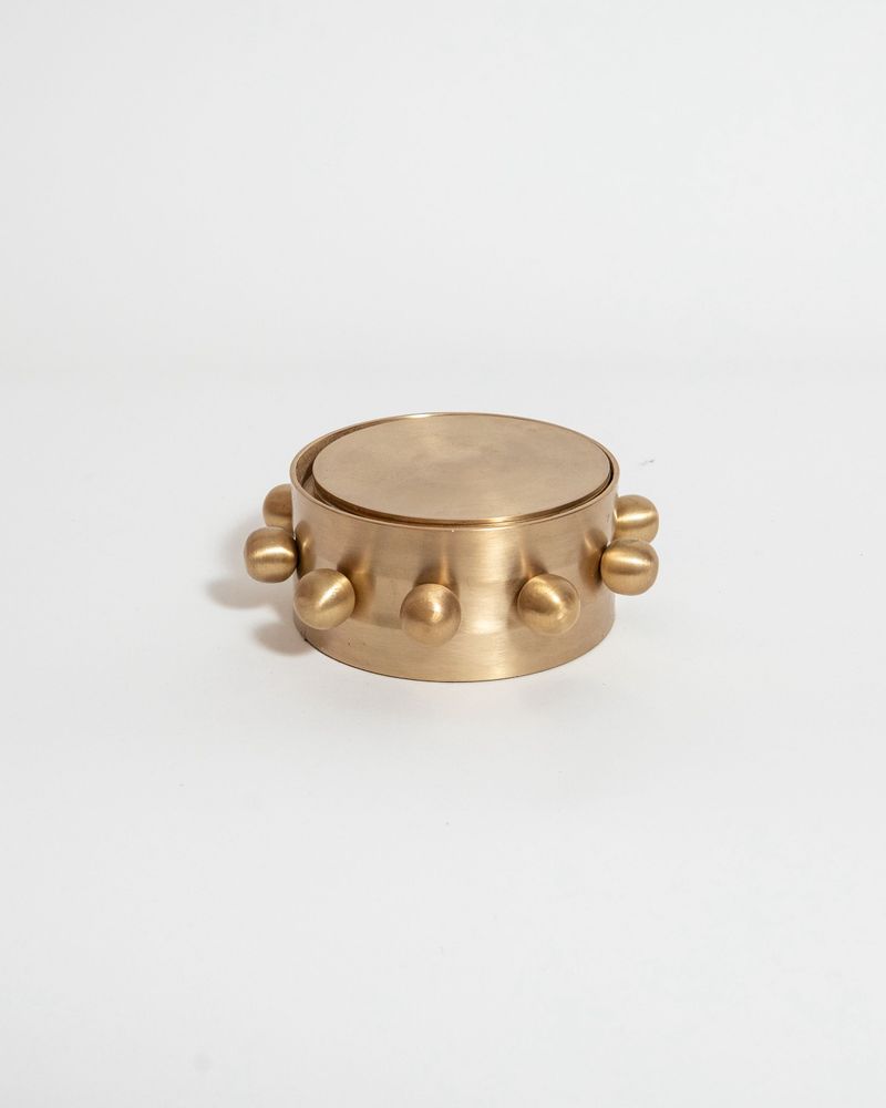 Objets design - Sous-verre Kaiba en laiton - IFSTHETIC