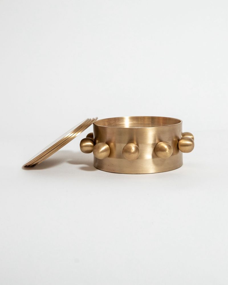 Objets design - Sous-verre Kaiba en laiton - IFSTHETIC