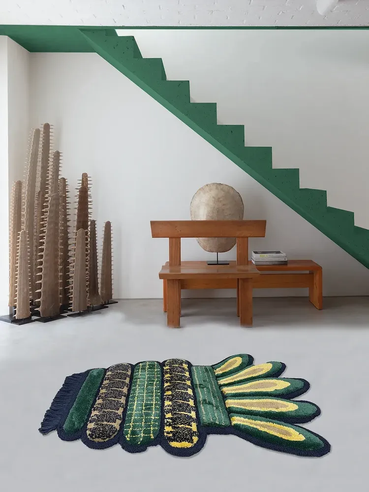 Rugs - Rug Inca - Green - COCONO