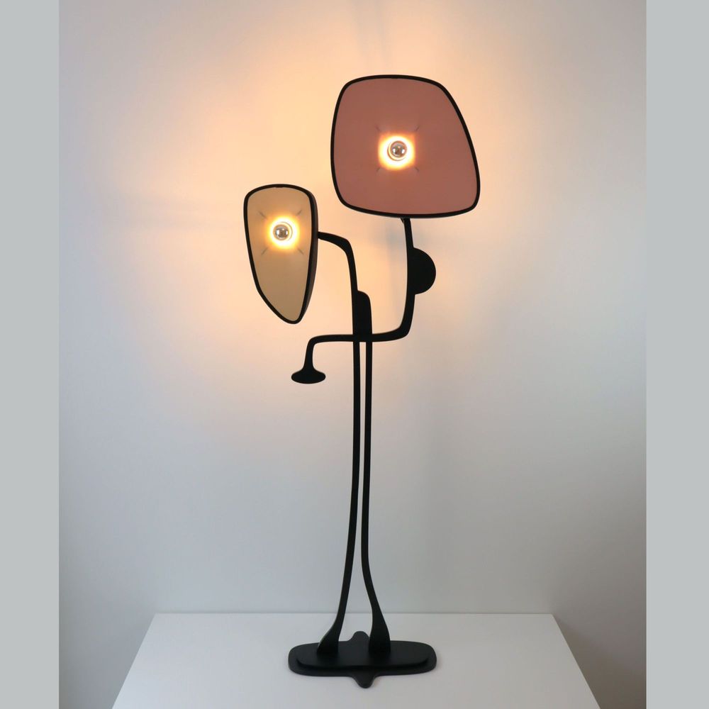 Sculptures, statuettes et miniatures - WALKING_RIDING floor lamp - DEFLIN CREATIONS