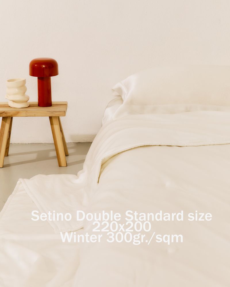 Linge de lit - Couette 100 % soie Setino, taille double standard, 220 x 200, hiver, 3 - T.SILK COLLECTION