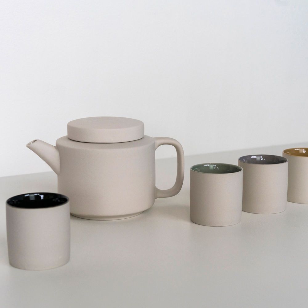 Mugs - CYL teapot grey clay - KINTA