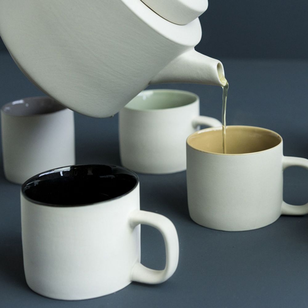 Mugs - CYL teapot grey clay - KINTA