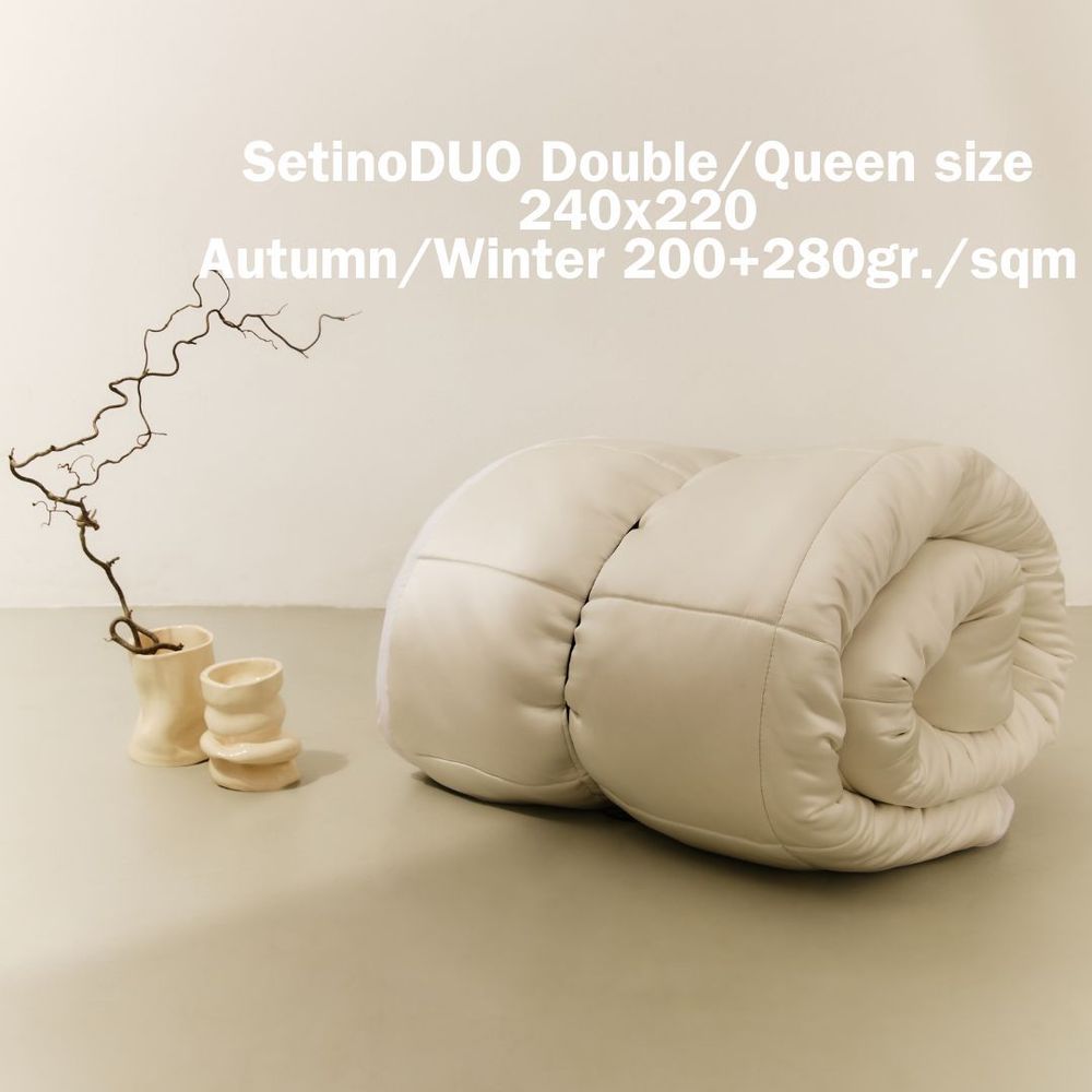 Linge de lit - Couette 100 % soie SetinoDuo, taille double/queen size, 240 x 220 cm, - T.SILK COLLECTION